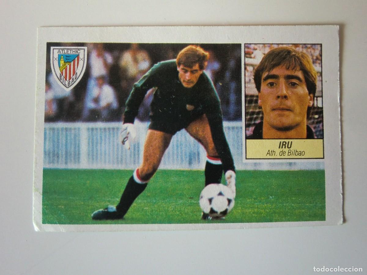 Cromos de f&uacute;tbol: Cromo de f&uacute;tbol LIGA ESTE 84-85 1984-1985: IRU (Athletic de Bilbao), &uacute;ltimos fichajes N&ordm; 12