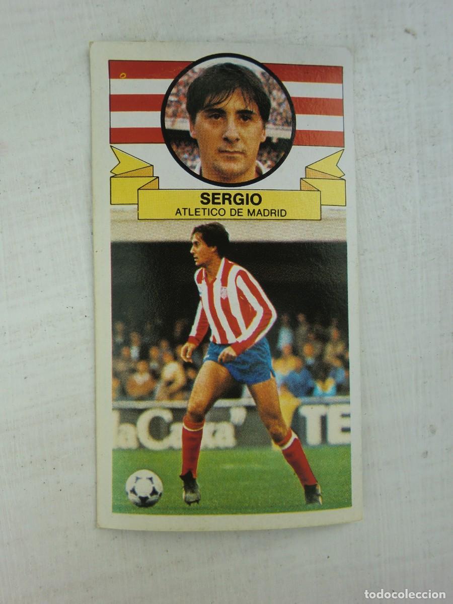 Fu&szlig;ball-Sticker: Cromo de f&uacute;tbol LIGA ESTE 85-86 1985-1986: SERGIO (Atl&eacute;tico de Madrid), &uacute;ltimos fichajes N&ordm; 11