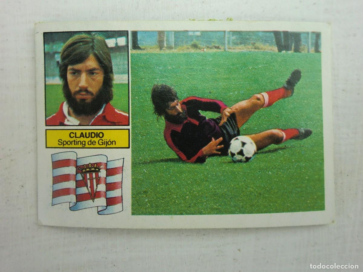 Fu&szlig;ball-Sticker: Cromo de f&uacute;tbol LIGA ESTE 82-83 1982-1983: CLAUDIO (Sporting de Gij&oacute;n), baja
