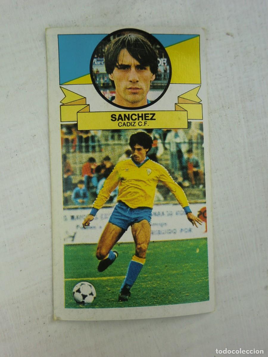 Fu&szlig;ball-Sticker: Cromo de f&uacute;tbol LIGA ESTE 85-86 1985-1986: S&Aacute;NCHEZ (C&aacute;diz), baja