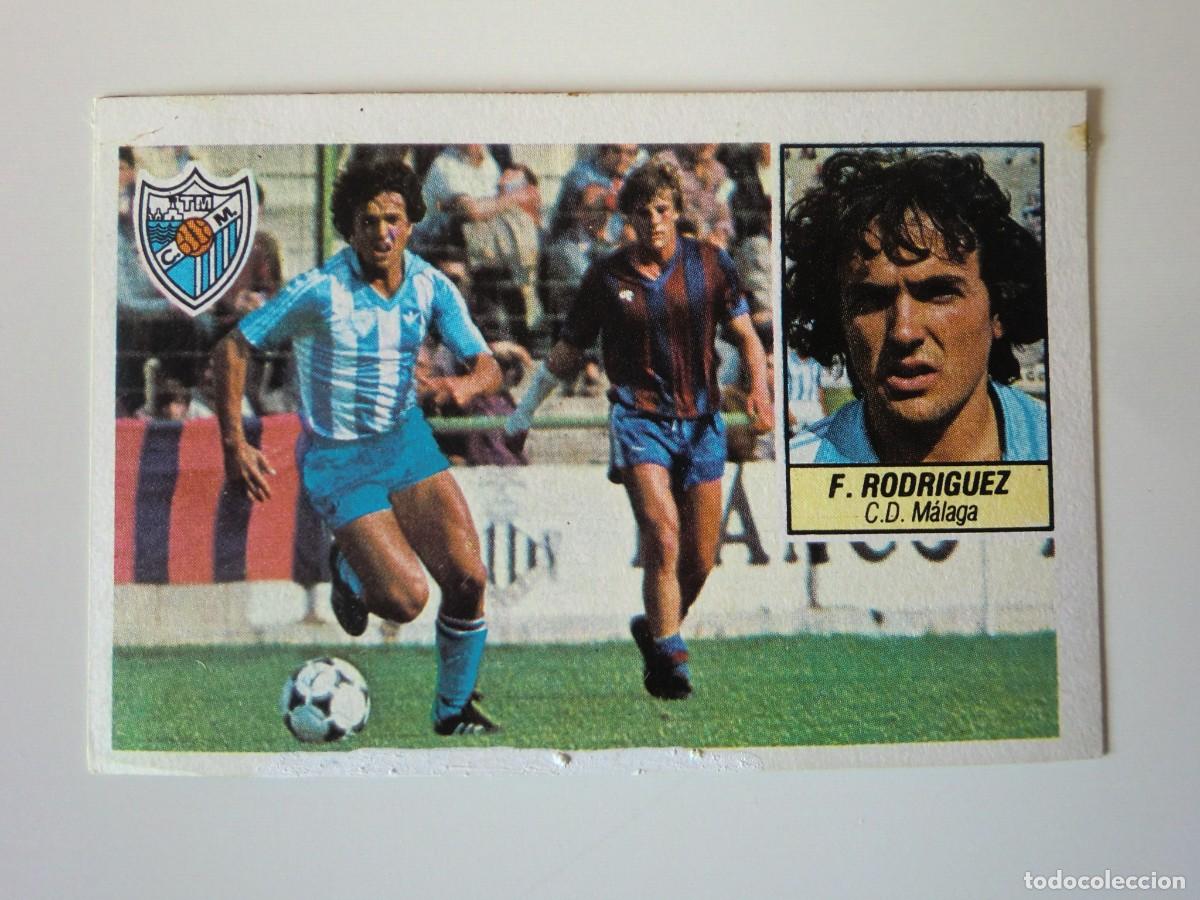 Figurine di Calcio: Cromo de f&uacute;tbol LIGA ESTE 84-85 1984-1985: FERNANDO RODR&Iacute;GUEZ (M&aacute;laga), baja