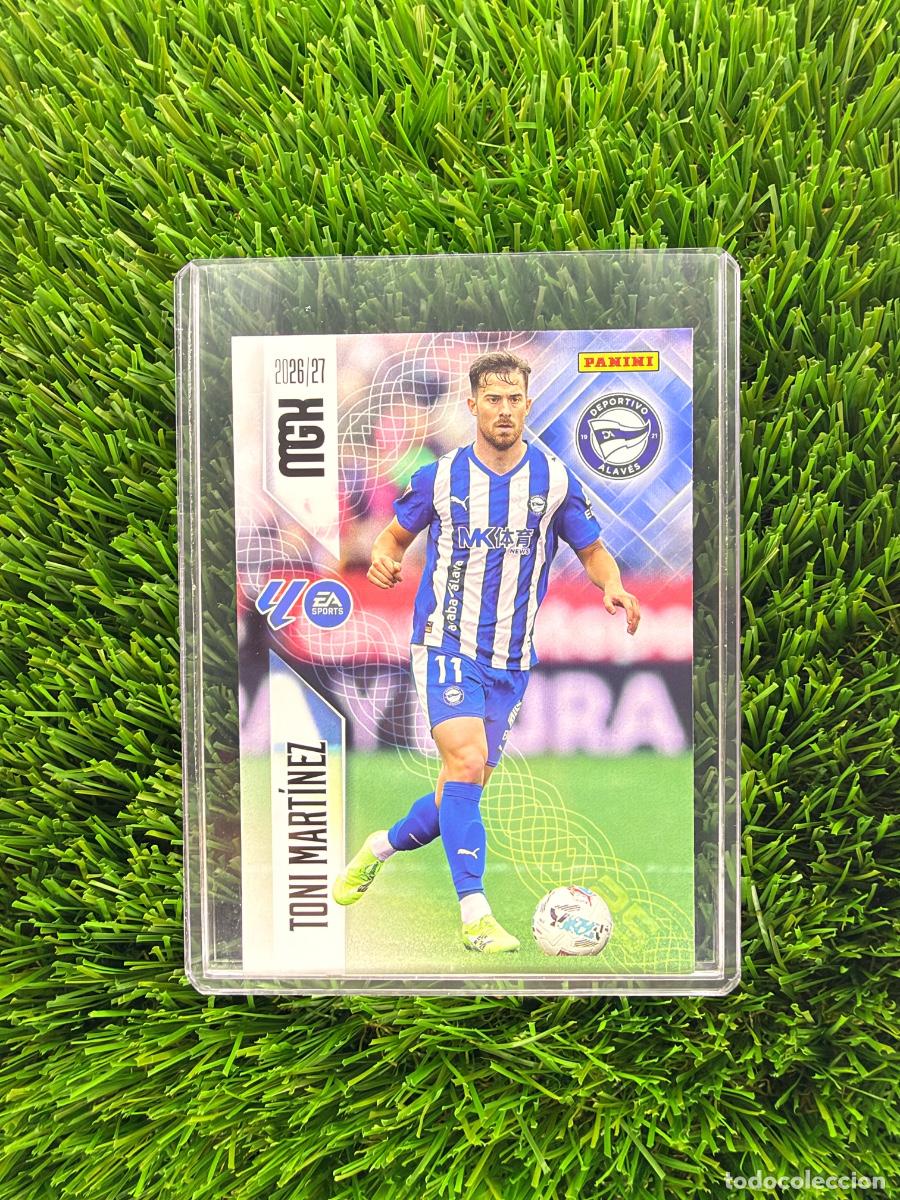 Cromos de f&uacute;tbol: N&ordm; 35 Toni Mart&iacute;nez D Alav&eacute;s Megacracks 26 27