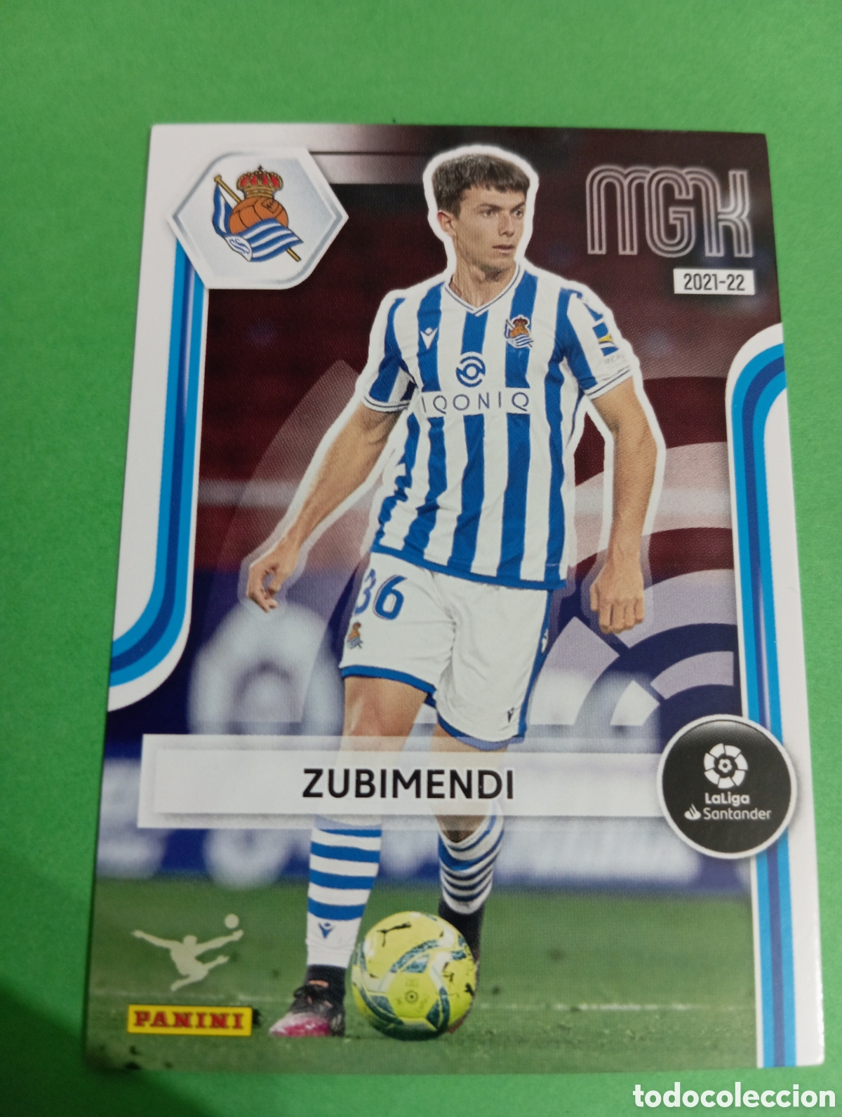 Cromos de f&uacute;tbol: Zubimendi Real Sociedad n&deg;297 / PANINI MEGACRACKS 2021/2022