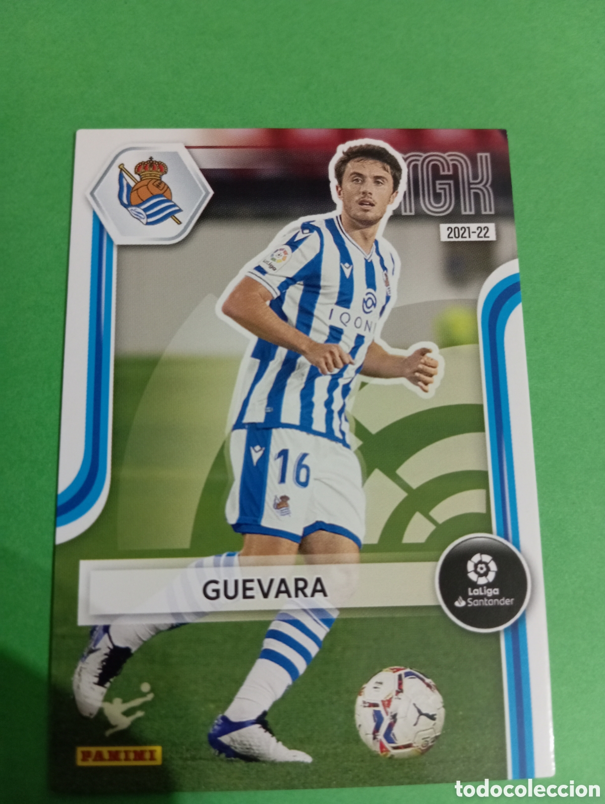 Figurine di Calcio: Guevara Real Sociedad n&deg;298 / PANINI MEGACRACKS 2021/2022