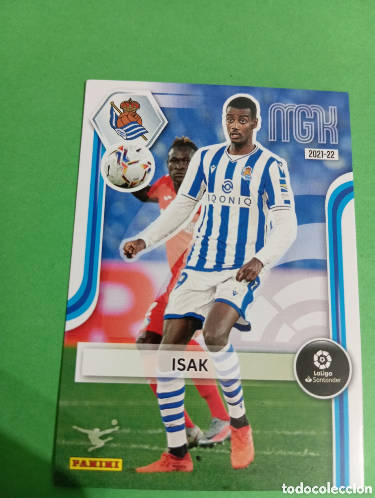 Figurine di Calcio: Isak Real Sociedad n&deg;304 / PANINI MEGACRACKS 2021/2022