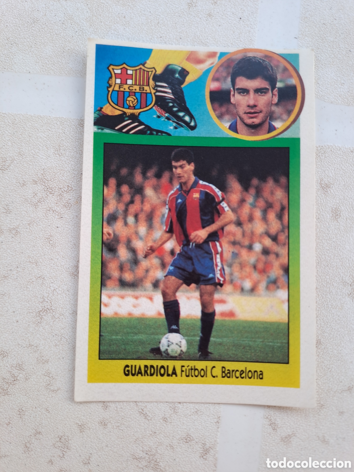 Cromos de f&uacute;tbol: GUARDIOLA &ndash; FC BARCELONA | LIGA ESTE 93-94