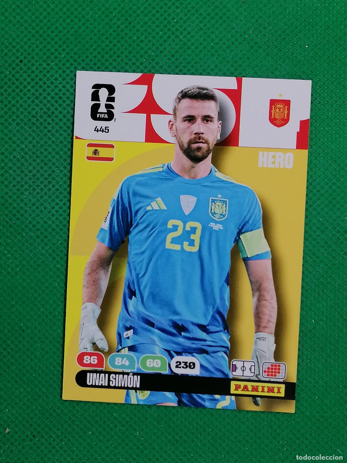 Cromos de f&uacute;tbol: 445 UNAI SIMON ESPA&Ntilde;A HERO ⚽ PANINI ADRENALYN FIFA WORLD CUP 26 2026 ⚽