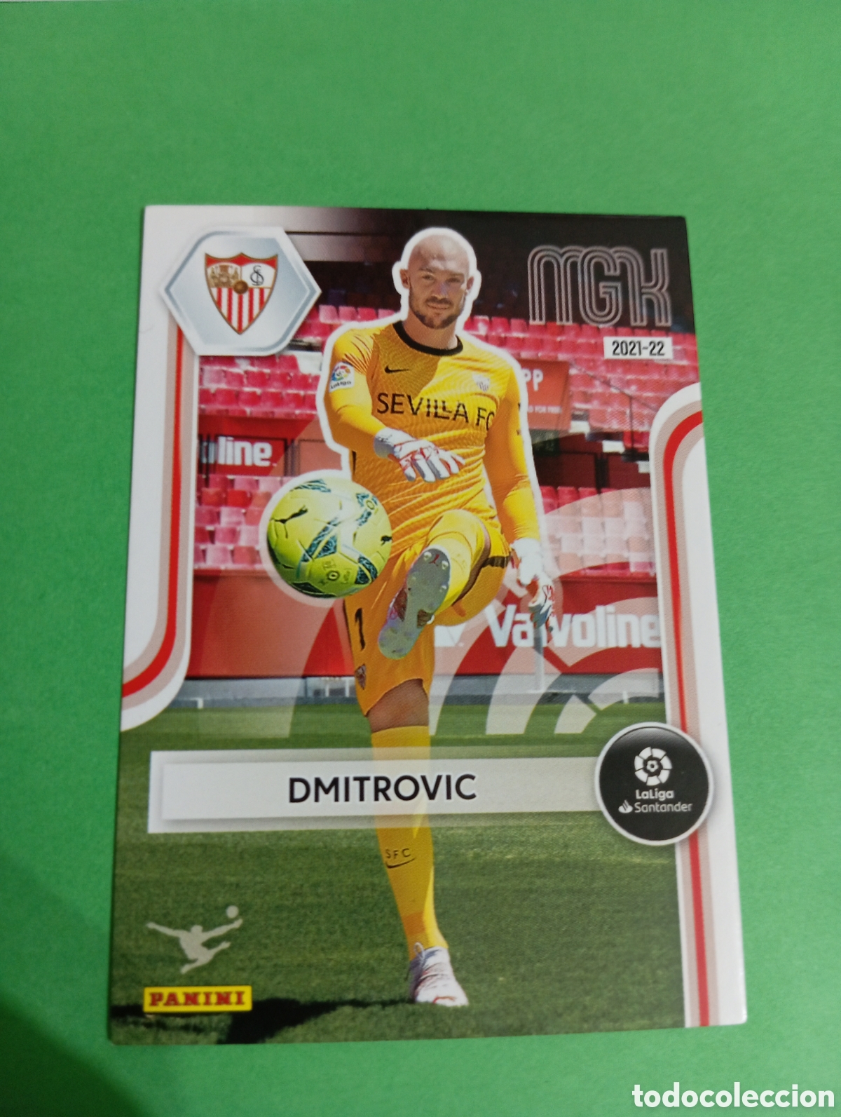 Fu&szlig;ball-Sticker: Dmitrovic Sevilla n&deg;309 / PANINI MEGACRACKS 2021/2022
