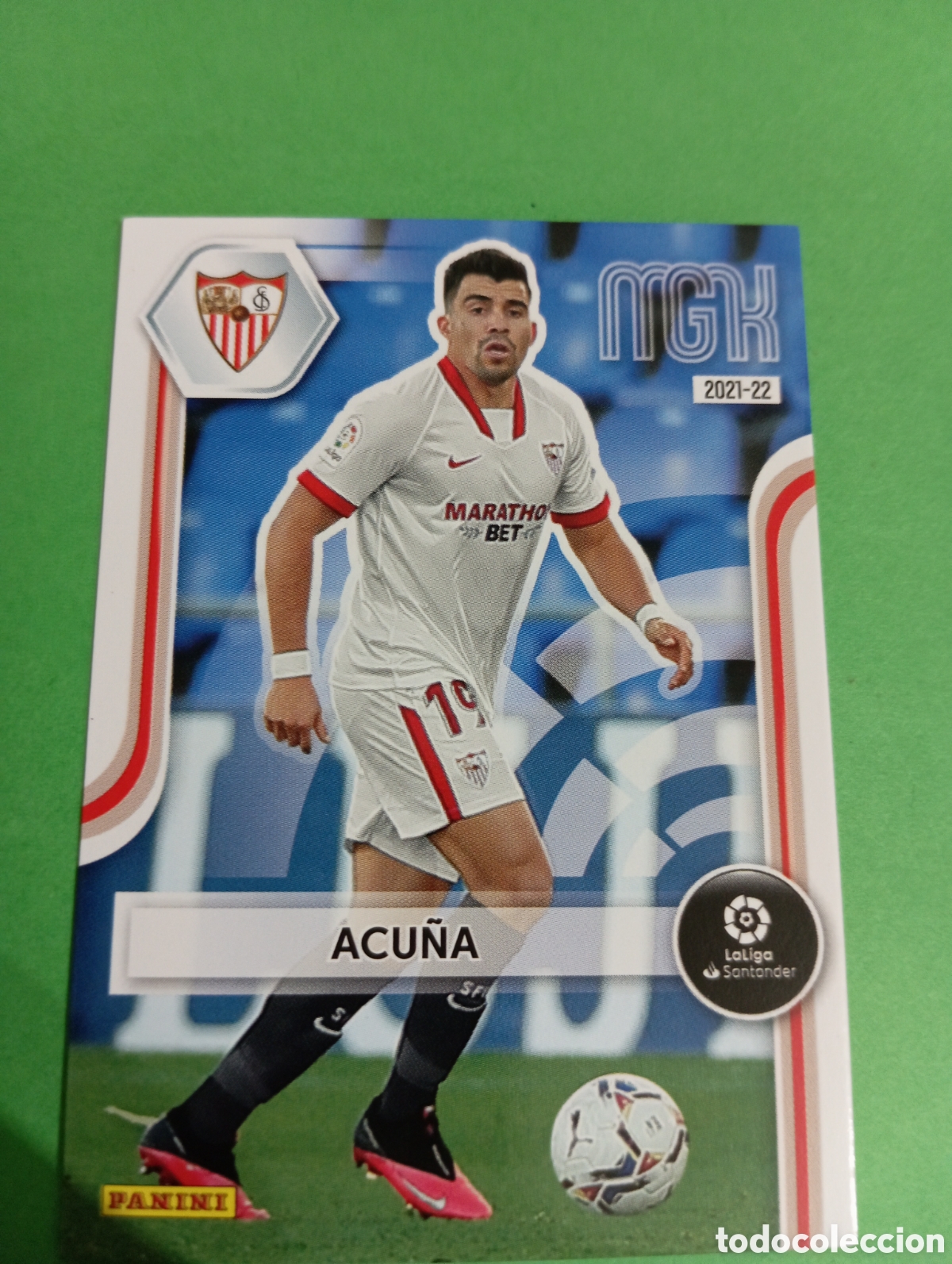 Cromos de f&uacute;tbol: Acu&ntilde;a Sevilla n&deg;313 / PANINI MEGACRACKS 2021/2022