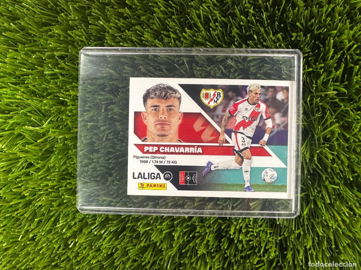 Cromos de f&uacute;tbol: N&ordm; 10 Pep Chavarr&iacute;a Rayo Vallecano Liga Este 26 27