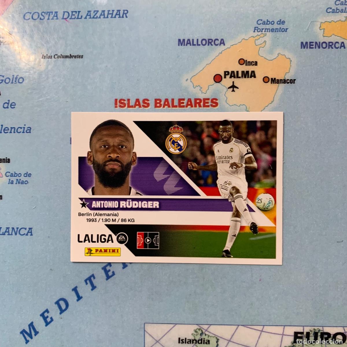 Cromos de f&uacute;tbol: Rudiger n&uacute;mero 8 del Real Madrid cromo liga este 26-27 2026-2027