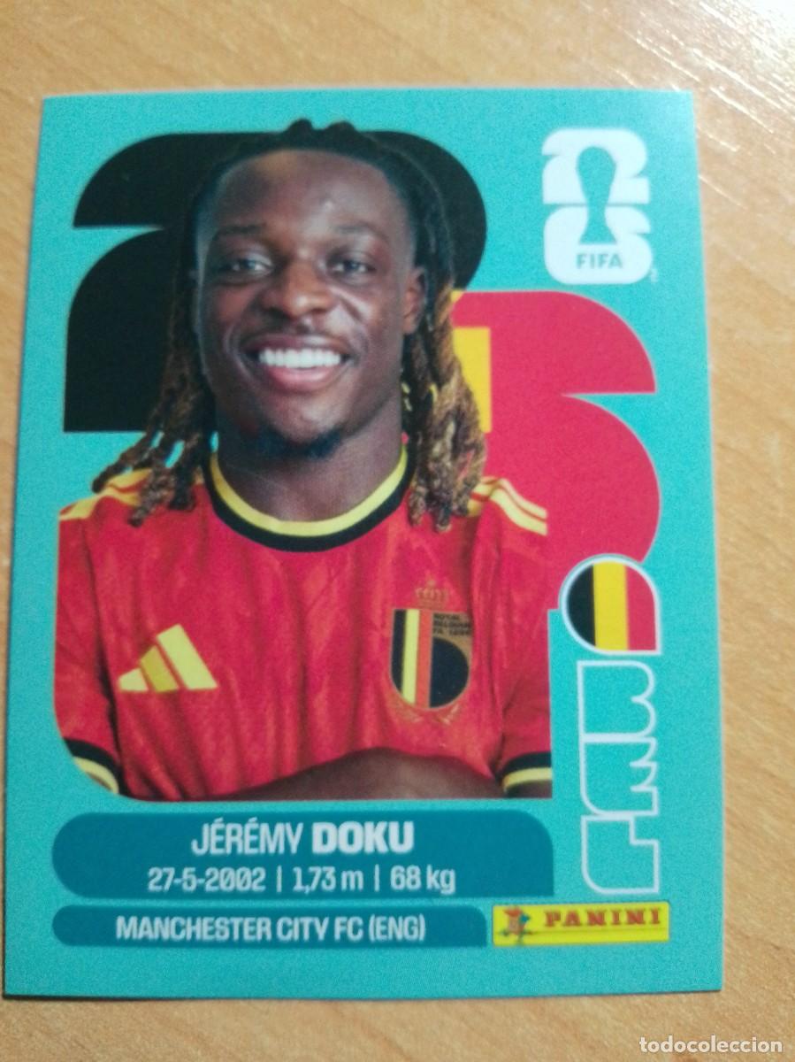 Cromos de f&uacute;tbol: DOKU B&Eacute;LGICA BEL 16 MUNDIAL FIFA WORLD CUP 2026 26 PANINI STICKERS NUEVO
