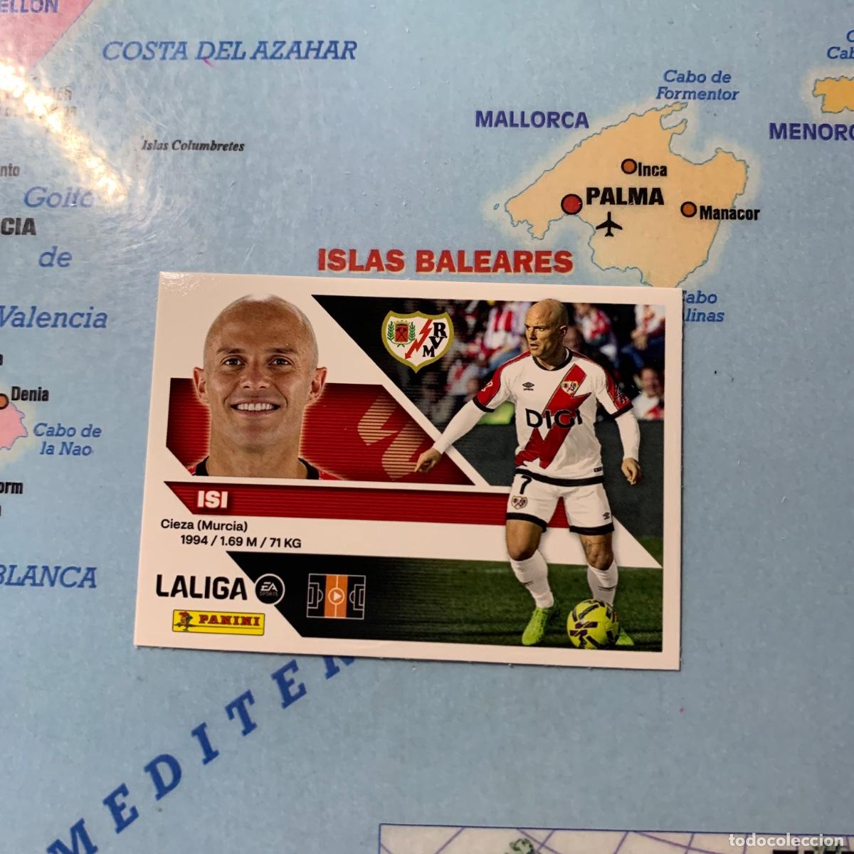 Cromos de f&uacute;tbol: Isi n&uacute;mero 15 del rayo vallecano cromo liga este 26-27 2026-2027