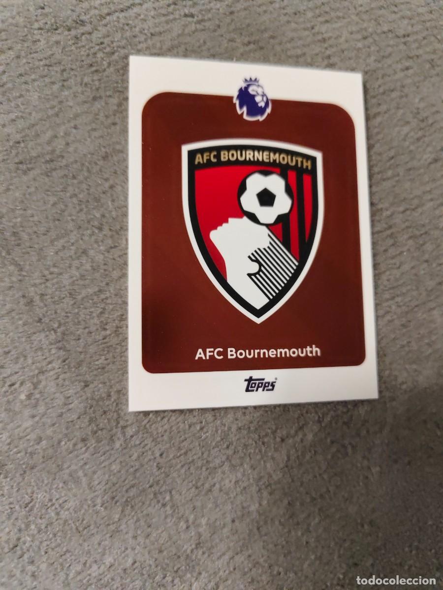 Cromos de f&uacute;tbol: 37 PREMIER LEAGUE 2025 26 BADGE ESCUDO BOURNEMOUTH TOPPS 25 2026 TRADING CARDS AAL