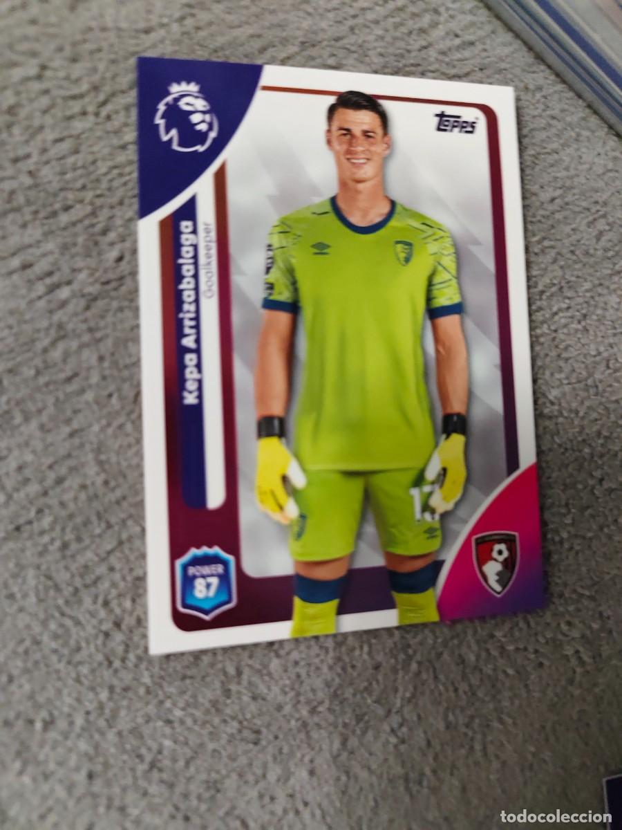 Cromos de f&uacute;tbol: 38 PREMIER LEAGUE 2025 26 KEPA ARRIZABALAGA BOURNEMOUTH TOPPS 25 2026 TRADING CARDS AAL
