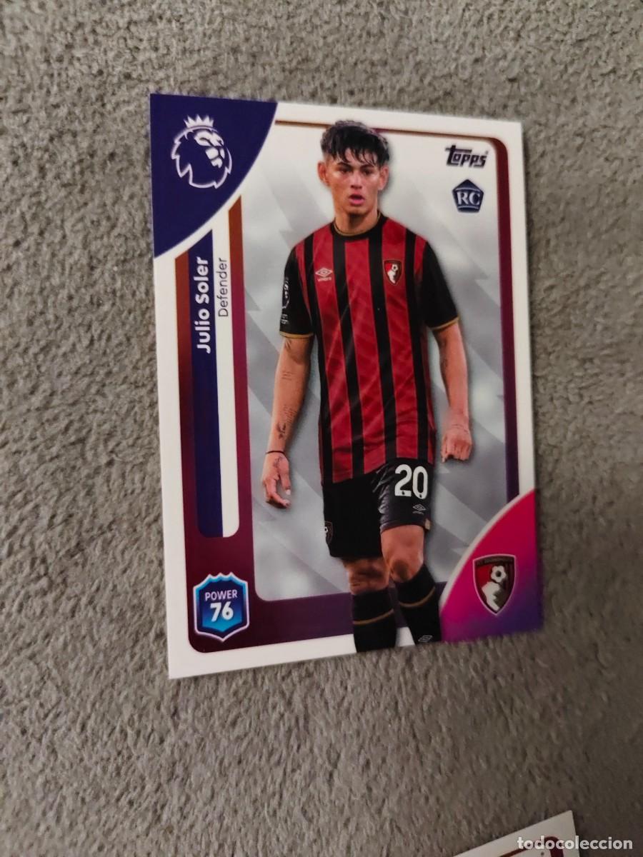 Cromos de f&uacute;tbol: 41 PREMIER LEAGUE 2025 26 JULIO SOLER ROOKIE BOURNEMOUTH TOPPS 25 2026 TRADING CARDS AAL