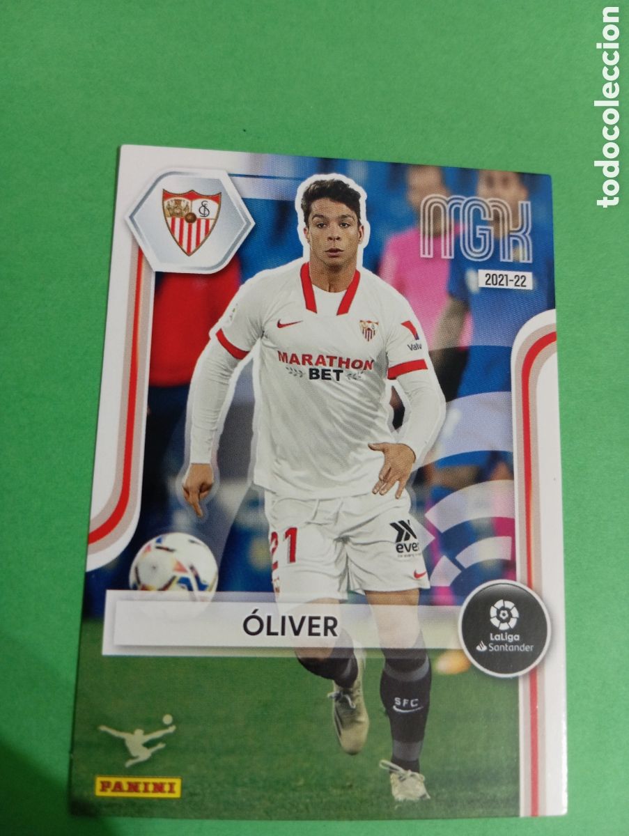 Cromos de f&uacute;tbol: &Oacute;liver Sevilla n&deg;318 / PANINI MEGACRACKS 2021/2022