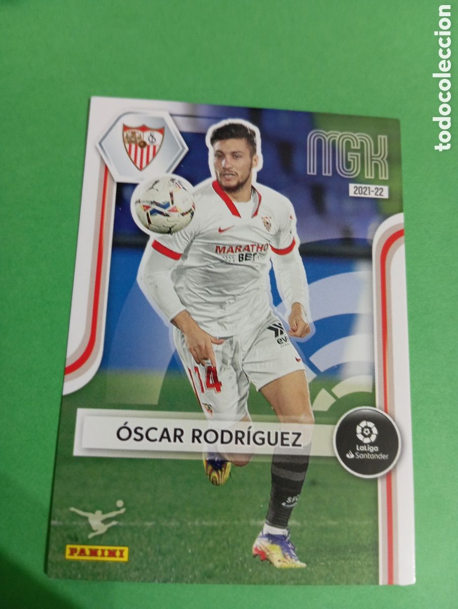 Cromos de f&uacute;tbol: &Oacute;scar Rodr&iacute;guez Sevilla n&deg;319 / PANINI MEGACRACKS 2021/2022