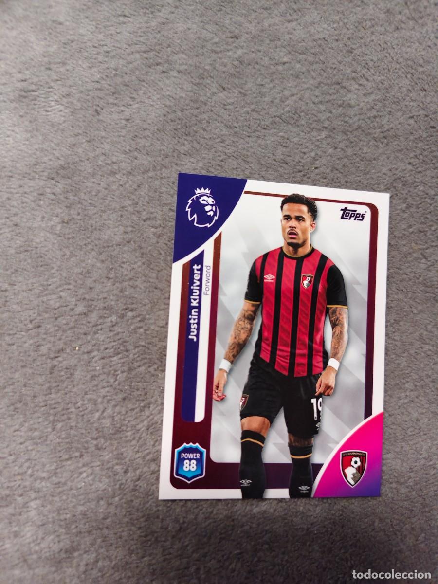 Cromos de f&uacute;tbol: 48 PREMIER LEAGUE 2025 26 JUSTIN KLUIVERT BOURNEMOUTH TOPPS 25 2026 TRADING CARDS AAL