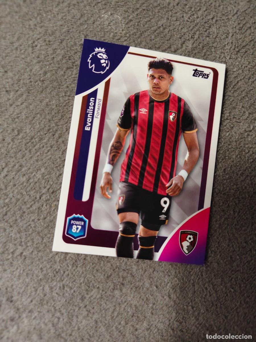 Cromos de f&uacute;tbol: 51 PREMIER LEAGUE 2025 26 EVANILSON BOURNEMOUTH TOPPS 25 2026 TRADING CARDS AAL