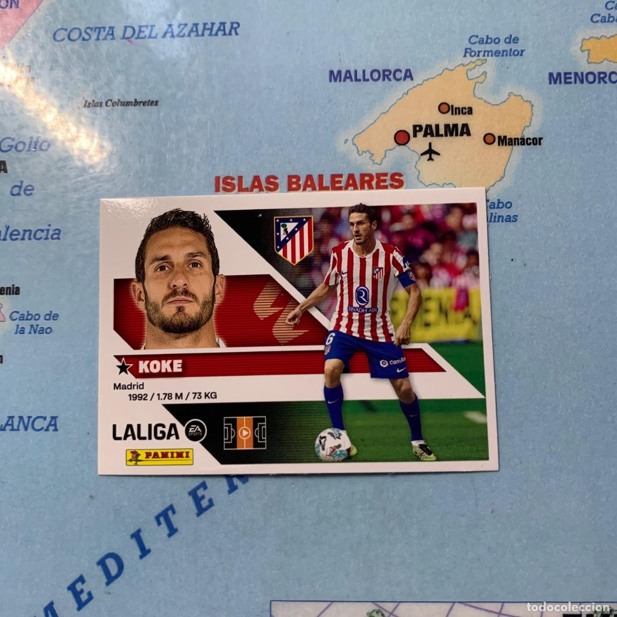 Cromos de f&uacute;tbol: Koke n&uacute;mero 11 del Atl&eacute;tico de Madrid cromo liga este 26-27 2026-2027