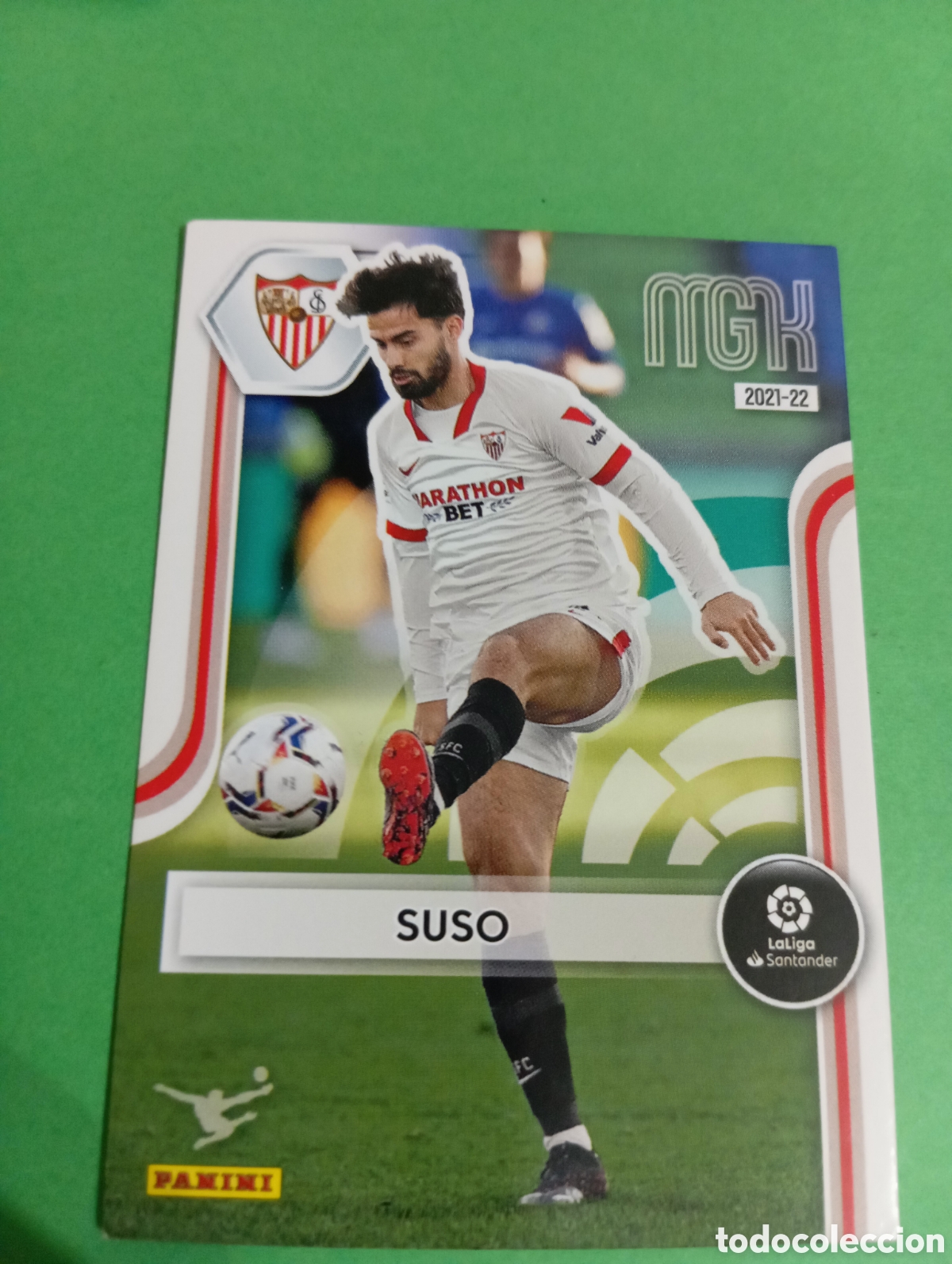 Cromos de f&uacute;tbol: Suso Sevilla n&deg;322 / PANINI MEGACRACKS 2021/2022