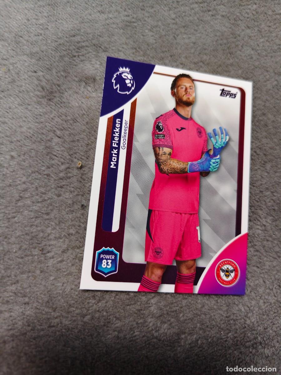 Cromos de f&uacute;tbol: 56 PREMIER LEAGUE 2025 26 MARK FLEKKEN BRENTFORD TOPPS 25 2026 TRADING CARDS AAL