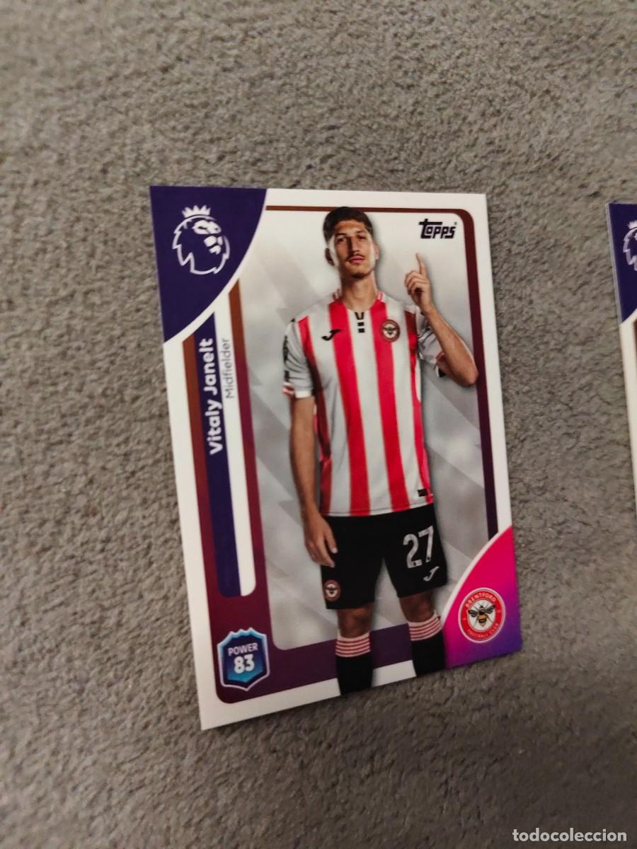 Cromos de f&uacute;tbol: 62 PREMIER LEAGUE 2025 26 VITALY JANELT BRENTFORD TOPPS 25 2026 TRADING CARDS AAL