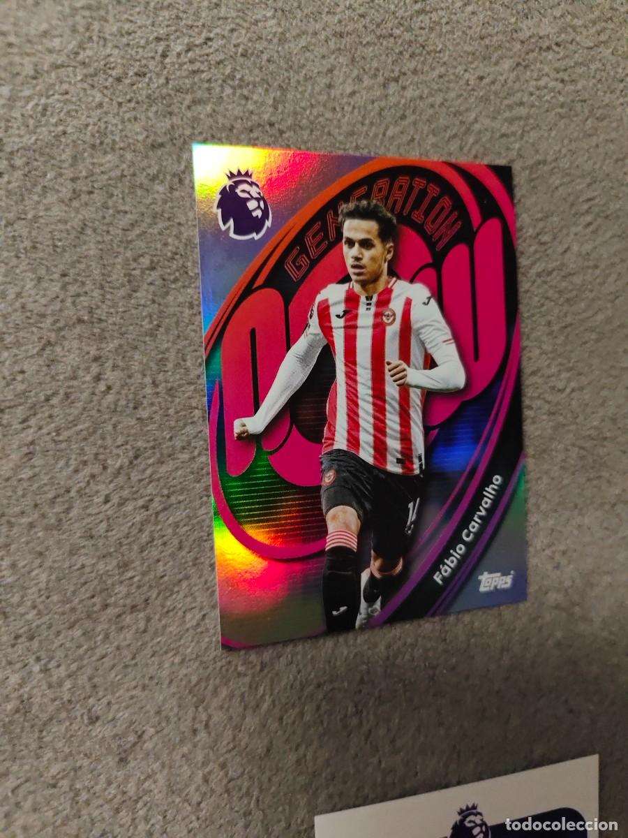 Cartes &agrave; collectionner de Football: 70 PREMIER LEAGUE 2025 26 F&Aacute;BIO CARVALHO BRENTFORD GENERATION NOW TOPPS 25 2026 TRADING CARDS AAL