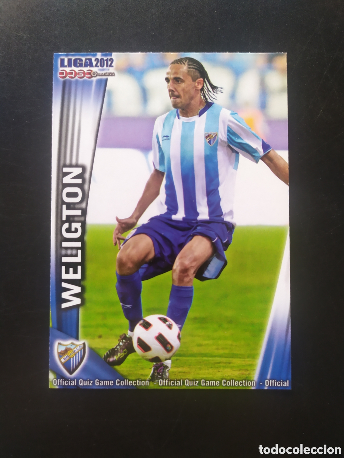 Fu&szlig;ball-Sticker: Mundicromo fichas Liga 2011 2012 11 12 Weligton n&deg; 279 Malaga