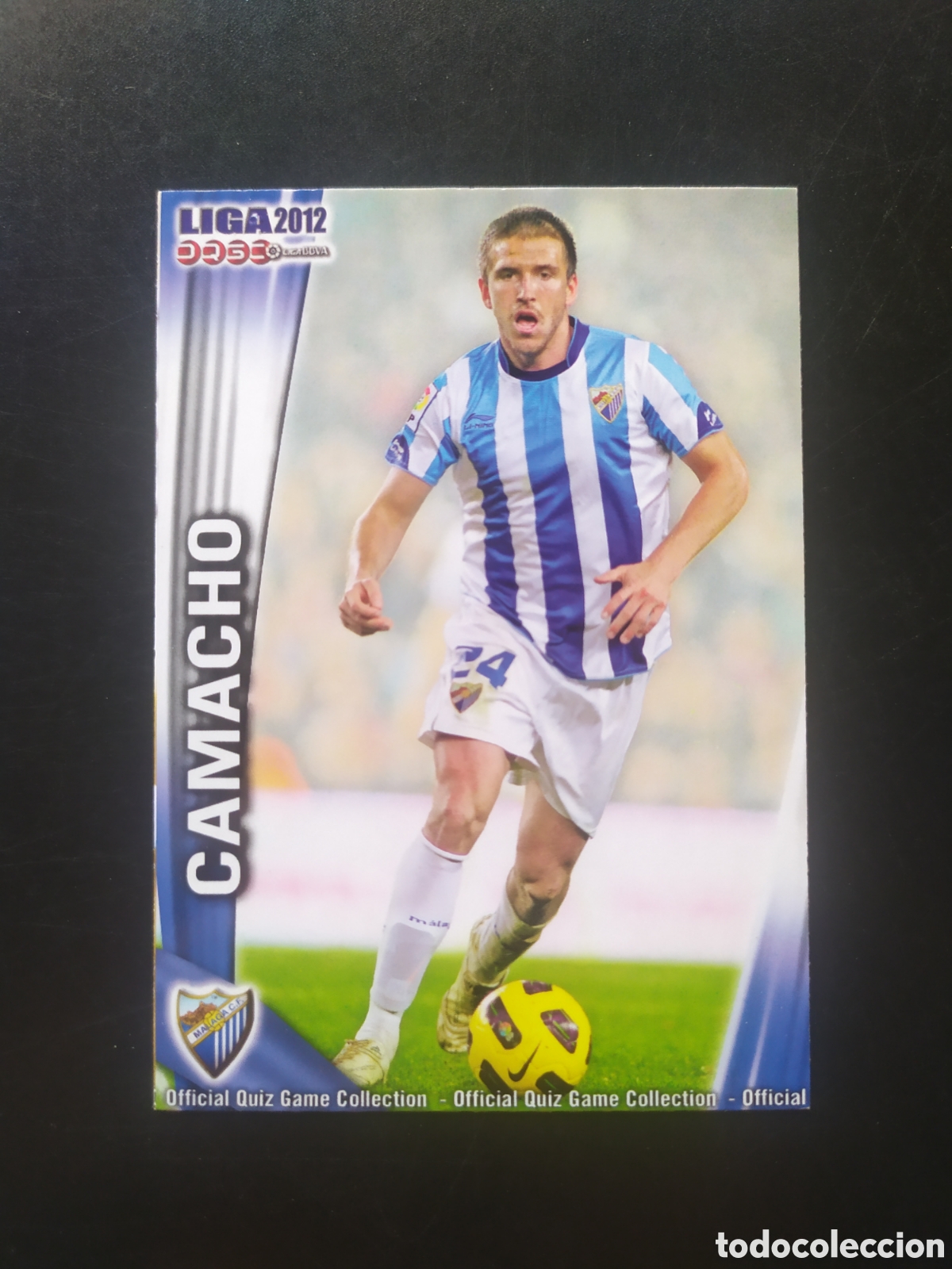 Cromos de Futebol: Mundicromo fichas Liga 2011 2012 11 12 Camacho corregido n&deg; 285 Malaga