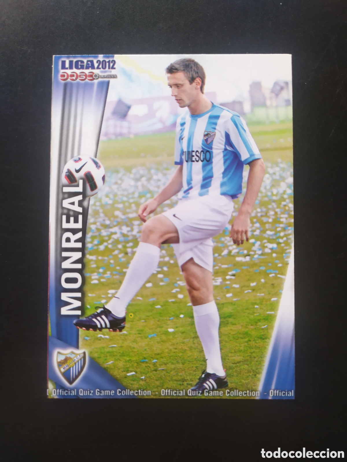 Figurine di Calcio: Mundicromo fichas Liga 2011 2012 11 12 Monreal n&deg; 280 Malaga