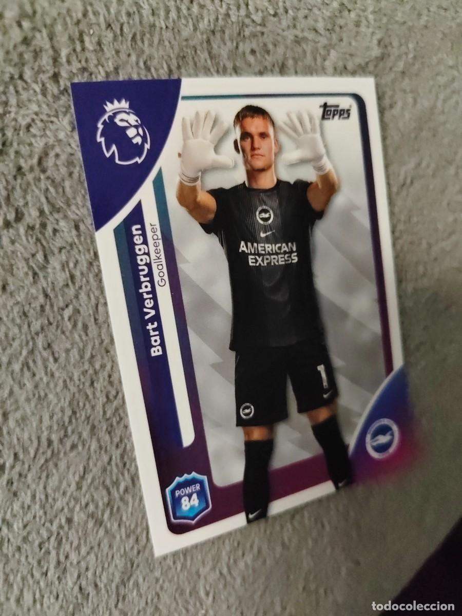Cromos de f&uacute;tbol: 74 PREMIER LEAGUE 2025 26 BART VERBRUGGEN BRIGHTON TOPPS 25 2026 TRADING CARDS AAL