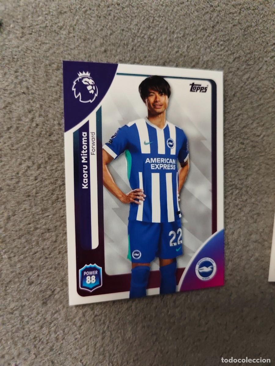 Cromos de f&uacute;tbol: 83 PREMIER LEAGUE 2025 26 KAORU MITOMA BRIGHTON TOPPS 25 2026 TRADING CARDS AAL