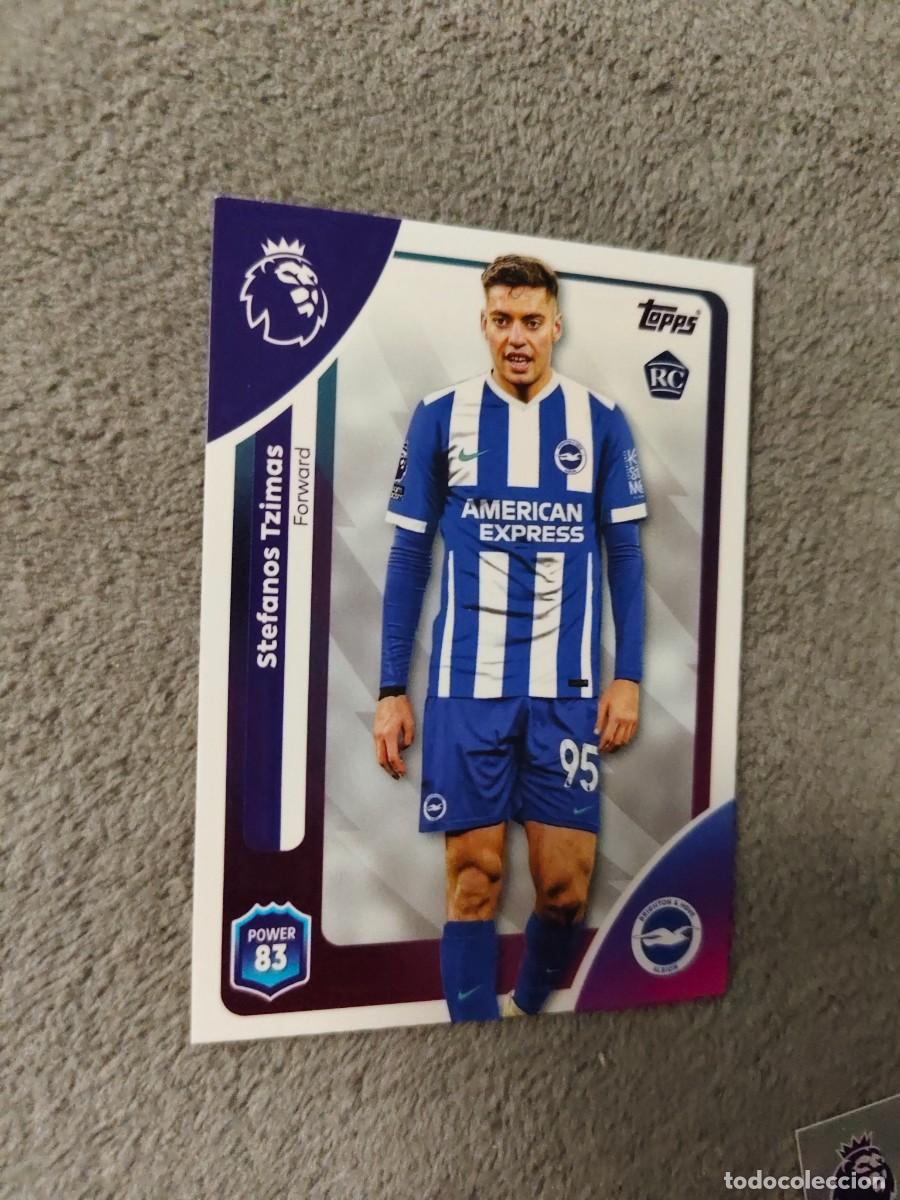 Cromos de f&uacute;tbol: 84 PREMIER LEAGUE 2025 26 STEFANOS TZIMAS ROOKIE BRIGHTON TOPPS 25 2026 TRADING CARDS AAL