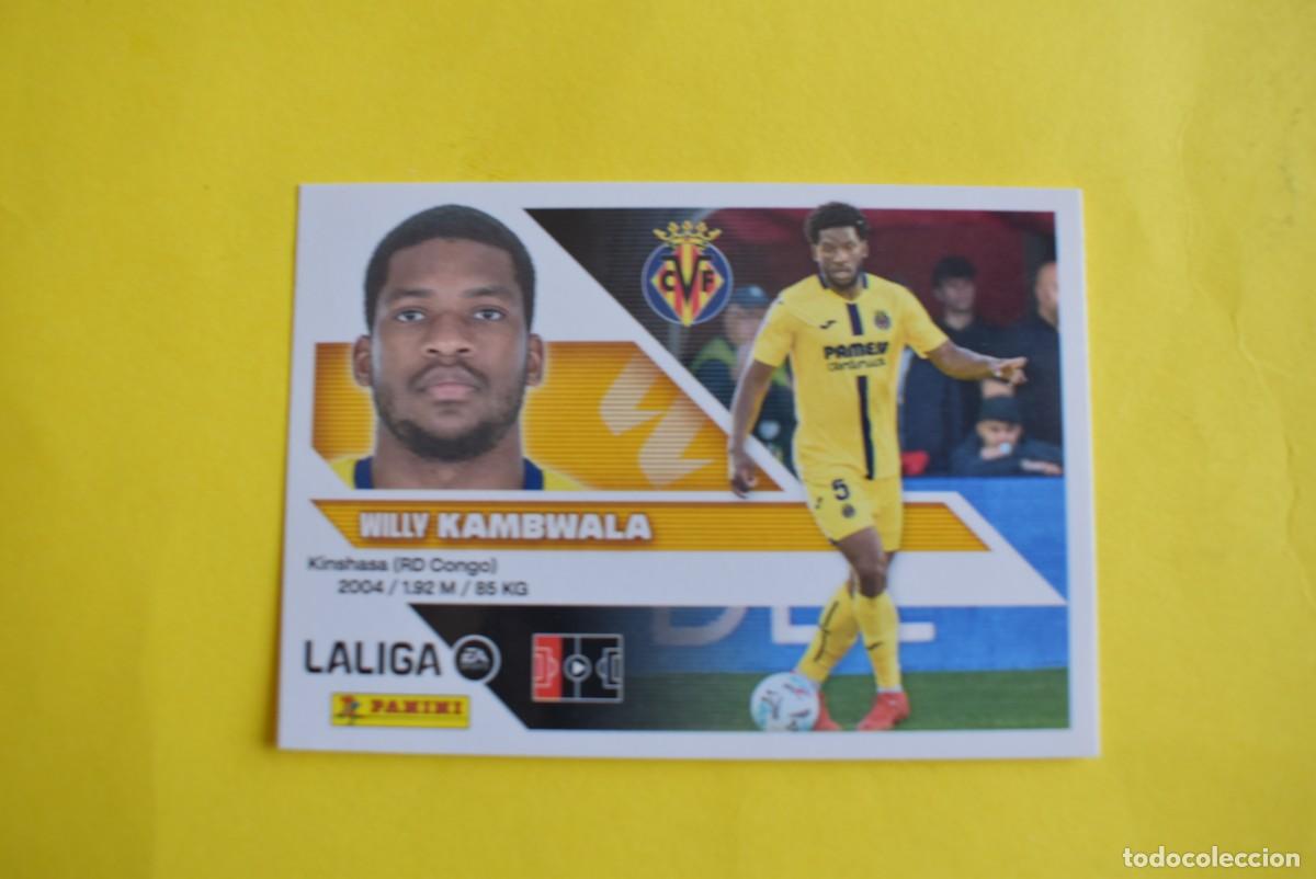 Cromos de f&uacute;tbol: Cromo Liga 2026 2027. 26 27. Kambwala. Villarreal. N. &ordm; 8 A. ESTE. Panini