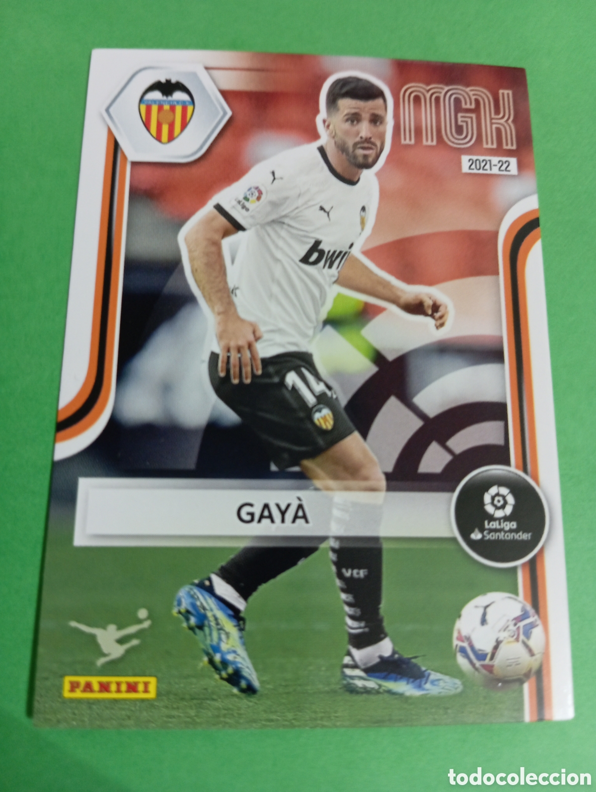 Cromos de f&uacute;tbol: Gay&aacute; Valencia n&deg;332 / PANINI MEGACRACKS 2021/2022