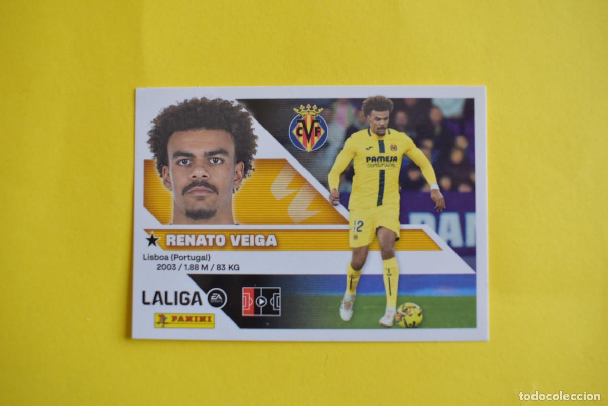 Cromos de f&uacute;tbol: Cromo Liga 2026 2027. 26 27. Renato Veiga. Villarreal. N. &ordm; 9. ESTE. Panini