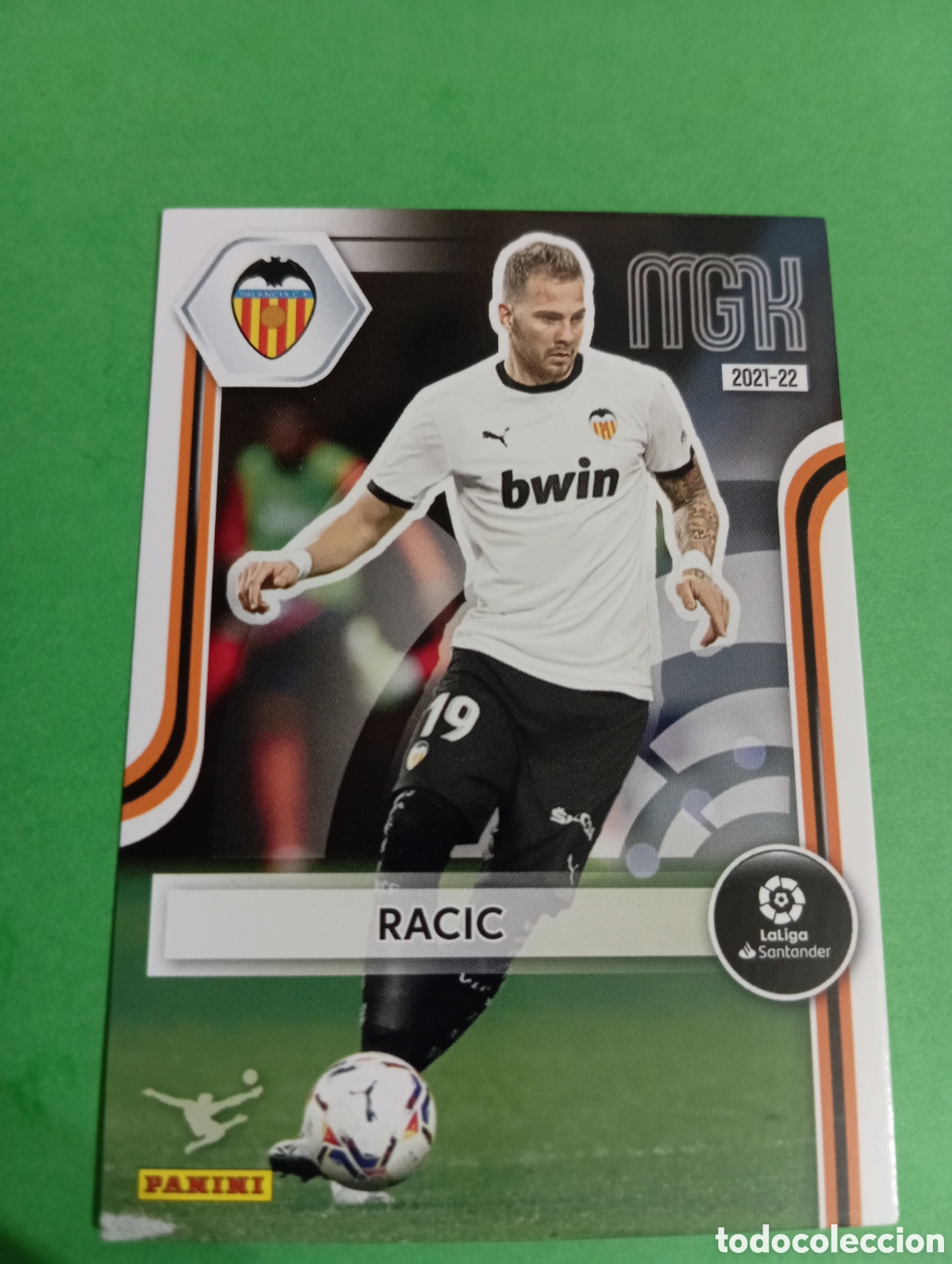 Cromos de f&uacute;tbol: Racic Valencia n&deg;333 / PANINI MEGACRACKS 2021/2022
