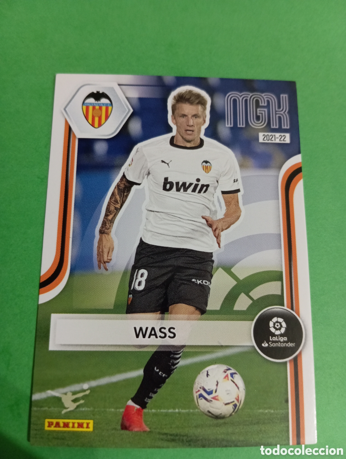 Football Stickers: Wass Valencia n&deg;334 / PANINI MEGACRACKS 2021/2022