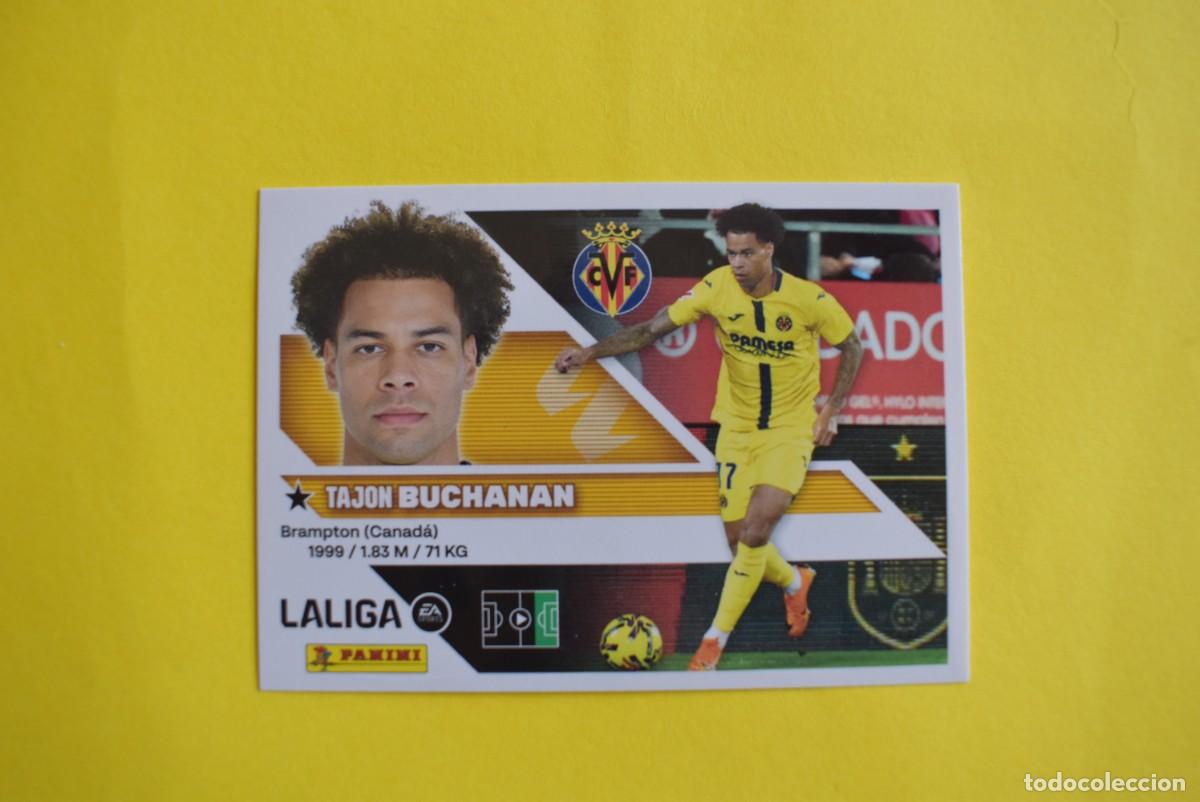 Cromos de f&uacute;tbol: Cromo Liga 2026 2027. 26 27. Buchanan. Villarreal. N. &ordm; 15. ESTE. Panini