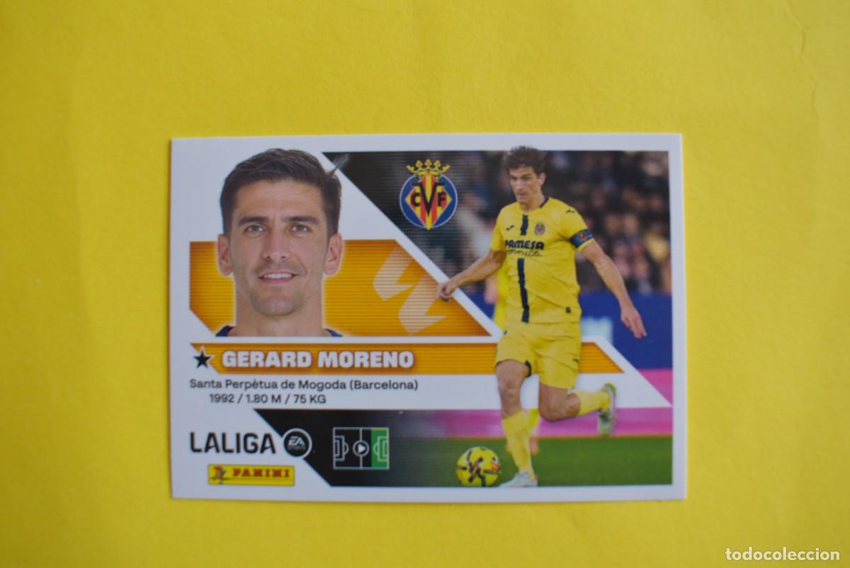 Cromos de f&uacute;tbol: Cromo Liga 2026 2027. 26 27. Gerard Moreno. Villarreal. N. &ordm; 20. ESTE. Panini