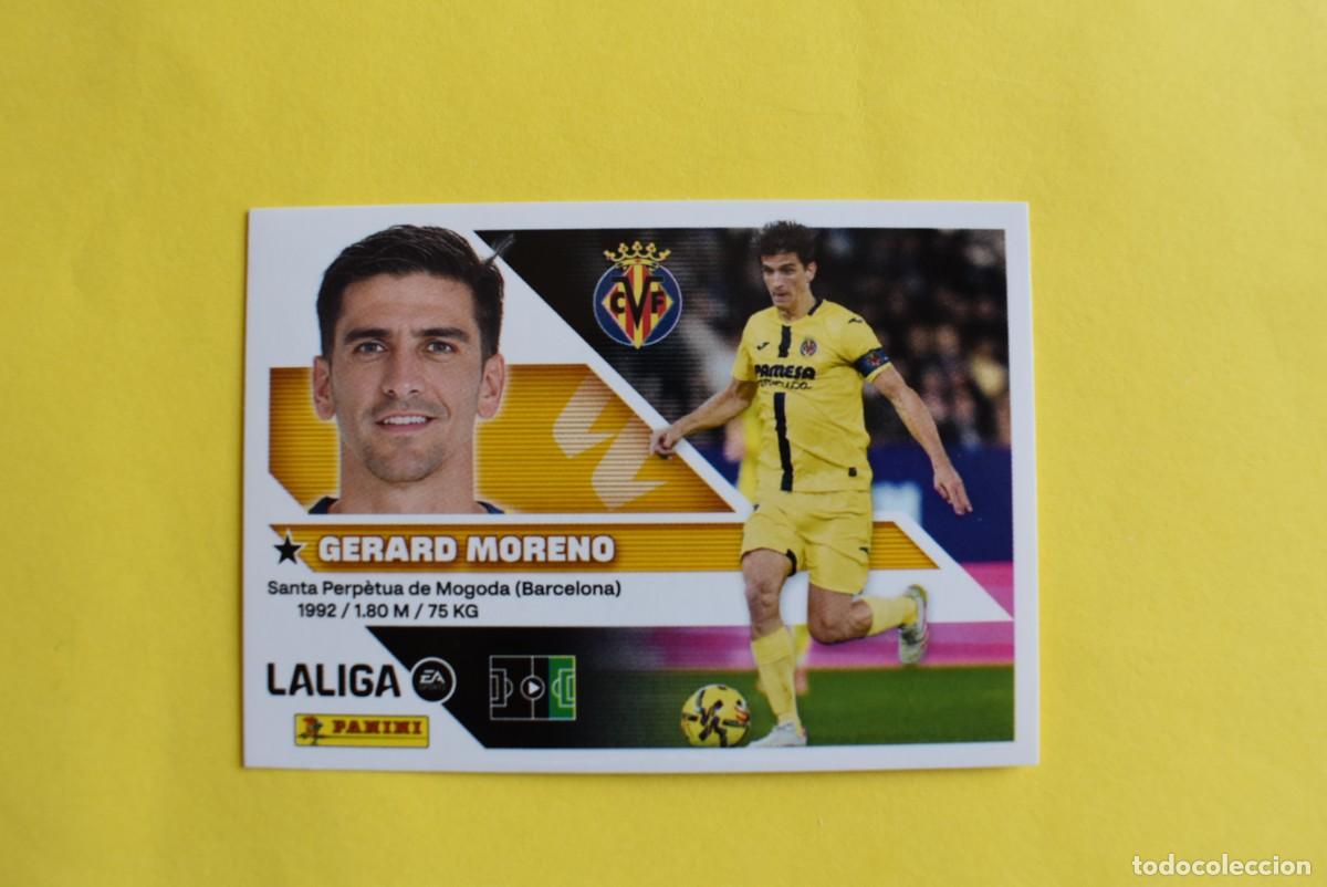 Cromos de f&uacute;tbol: Cromo Liga 2026 2027. 26 27. Gerard Moreno. Villarreal. N. &ordm; 20. ESTE. Panini