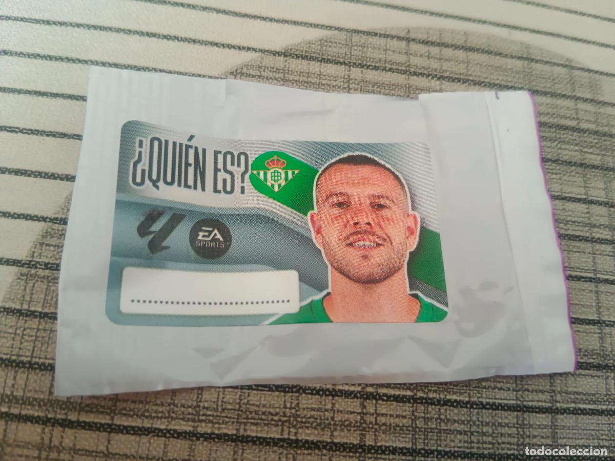 Cromos de f&uacute;tbol: TEMPORADA 2026 2027 26 27 CHICLE QUIEN ES BETIS ESTE
