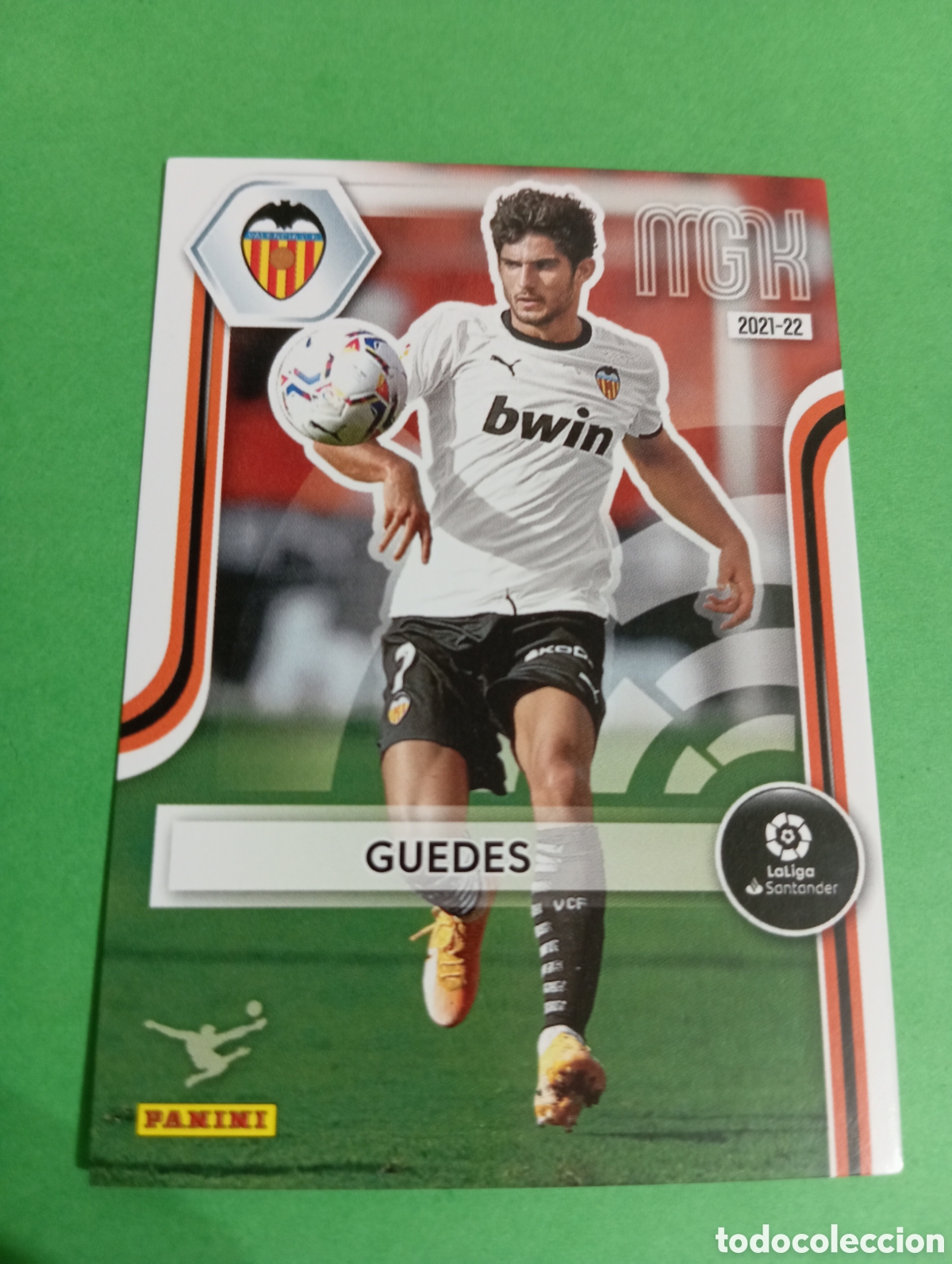 Cromos de f&uacute;tbol: Guedes Valencia n&deg;340 / PANINI MEGACRACKS 2021/2022