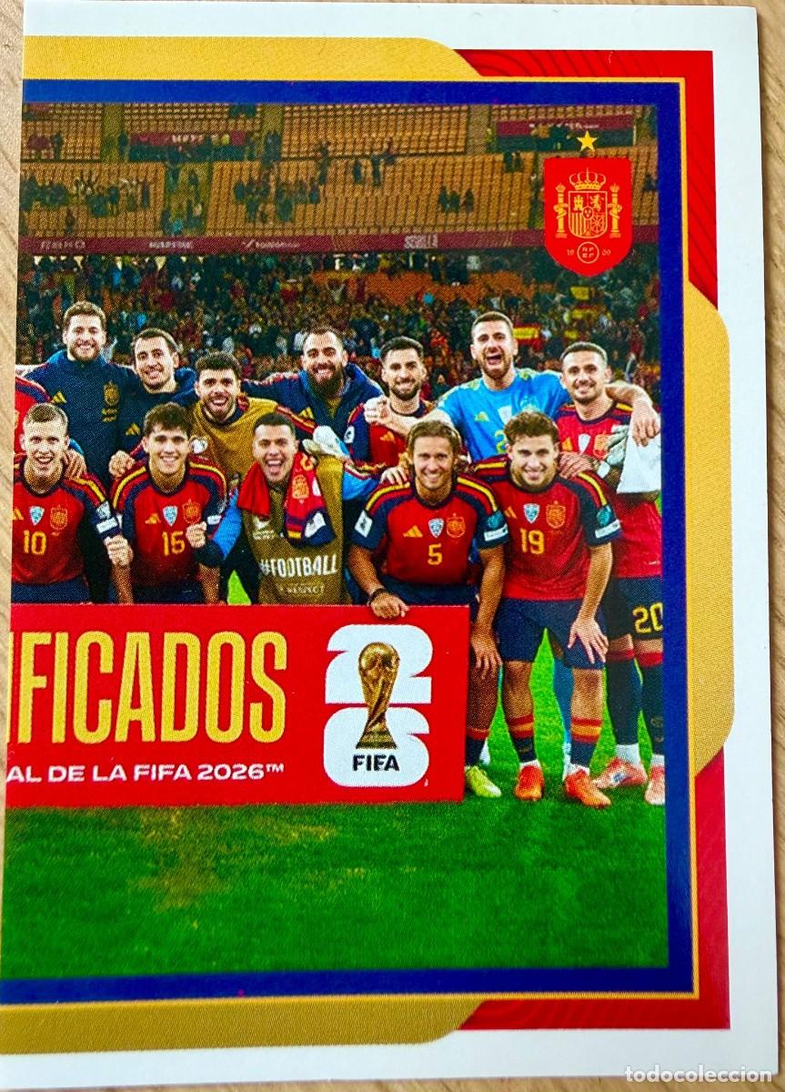 Cromos de f&uacute;tbol: 03 3 ALINEACION SELECCION ESPA&Ntilde;OLA CARREFOUR ESPA&Ntilde;A 2026 26 STICKER SIN PEGAR PANINI