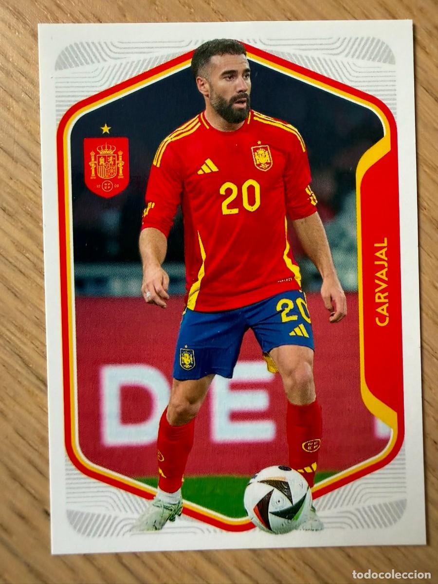 Cromos de f&uacute;tbol: 16 DANI CARVAJAL SELECCION ESPA&Ntilde;OLA CARREFOUR ESPA&Ntilde;A 2026 26 STICKER SIN PEGAR PANINI