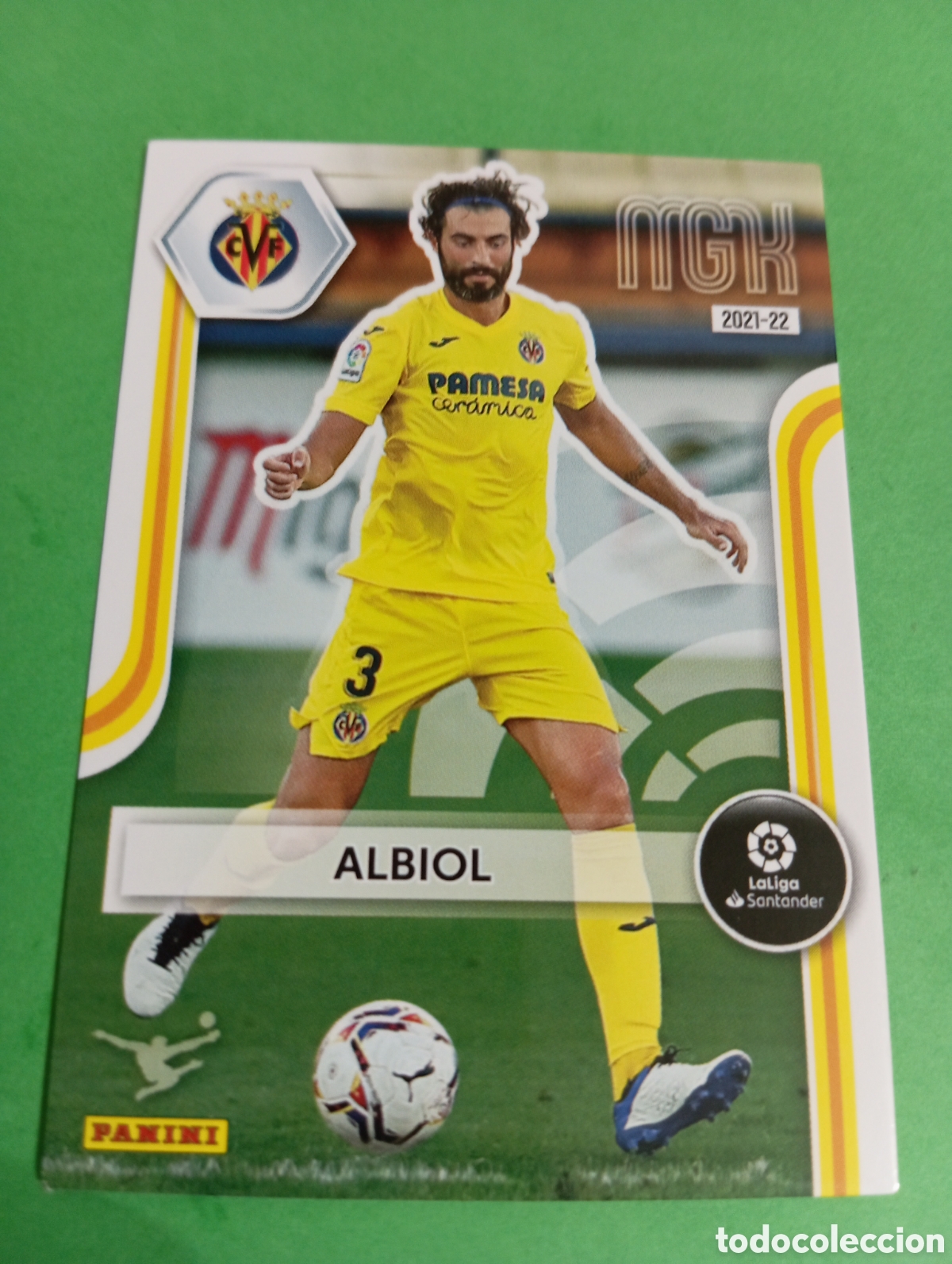 Cromos de f&uacute;tbol: Albiol Villarreal n&deg;347 / PANINI MEGACRACKS 2021/2022