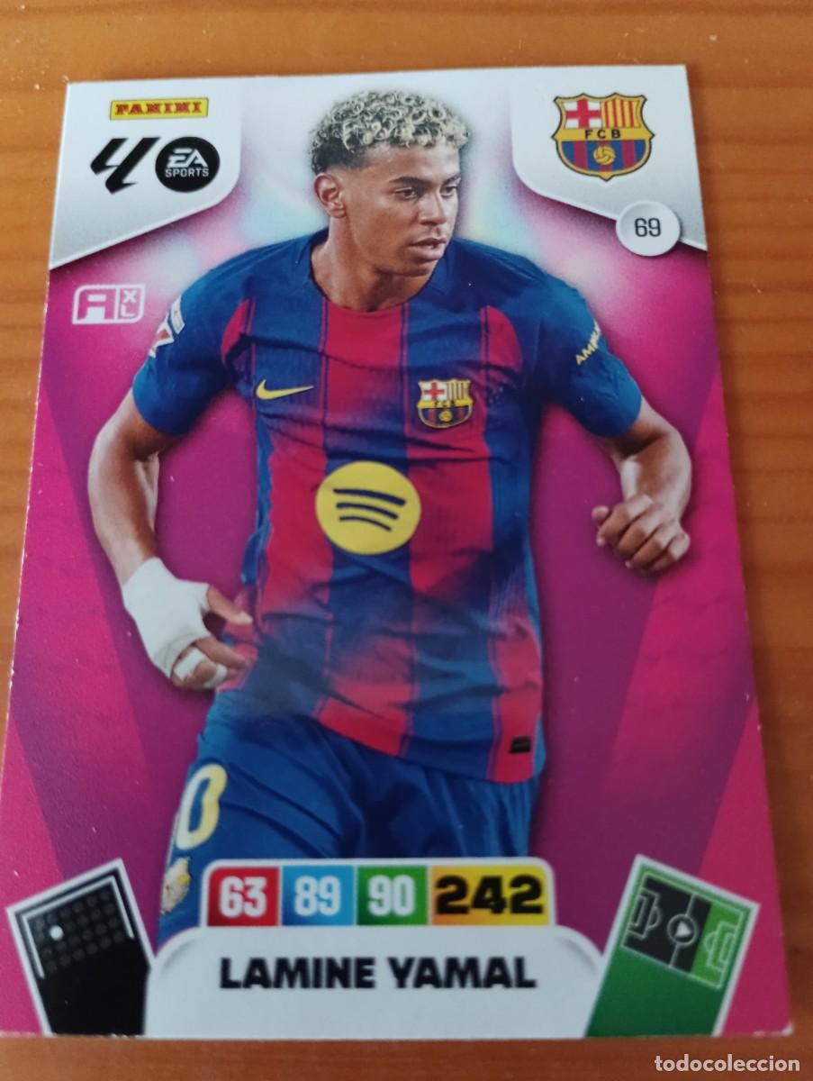 Figurine di Calcio: N&deg;69 LAMINE YAMAL BARCELONA ADRENALYN PANINI LIGA 25-26 2025 2026