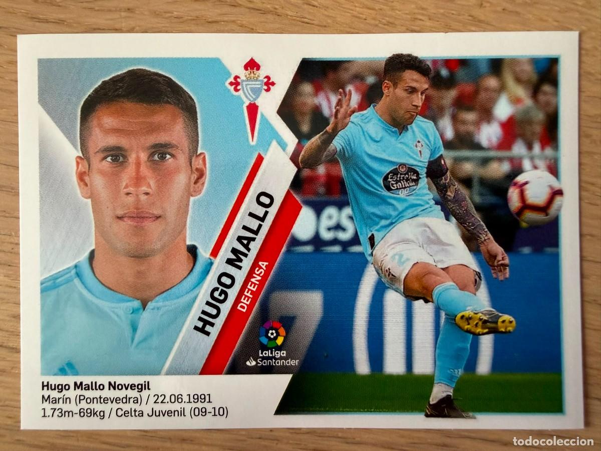 Figurine di Calcio: 3 HUGO MALLO CELTA VIGO 19 20 2019 2020 LIGA SANTANDER COLECCIONES ESTE SIN PEGAR STICKER